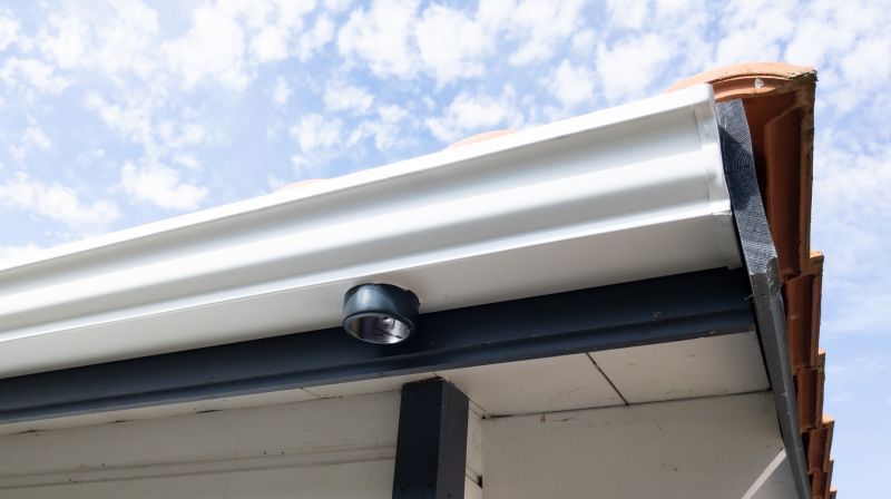 Close-up of Gutter Cover Sealing